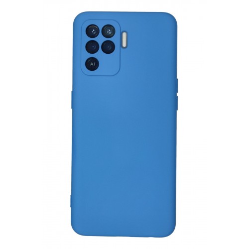 Newface Oppo Reno 5 Lite Kılıf Nano içi Kadife Silikon - Mavi Newface Oppo Reno 5 Lite Kılıf Nano içi Kadife Silikon - Mavi