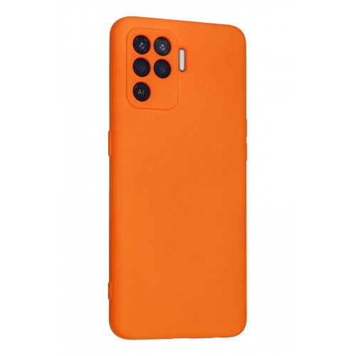 Newface Oppo Reno 5 Lite Kılıf Nano içi Kadife Silikon - Turuncu Newface Oppo Reno 5 Lite Kılıf Nano içi Kadife Silikon - Turuncu
