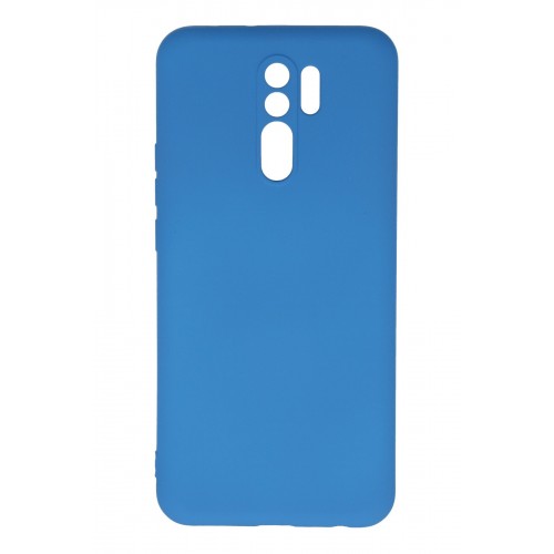 Newface Xiaomi Redmi 9 Kılıf Nano içi Kadife Silikon - Mavi Newface Xiaomi Redmi 9 Kılıf Nano içi Kadife Silikon - Mavi