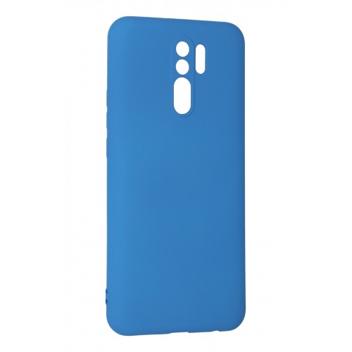 Newface Xiaomi Redmi 9 Kılıf Nano içi Kadife Silikon - Mavi Newface Xiaomi Redmi 9 Kılıf Nano içi Kadife Silikon - Mavi