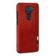 Newface Xiaomi Redmi Note 9 Kılıf Loop Deri Silikon - Kırmızı Newface Xiaomi Redmi Note 9 Kılıf Loop Deri Silikon - Kırmızı