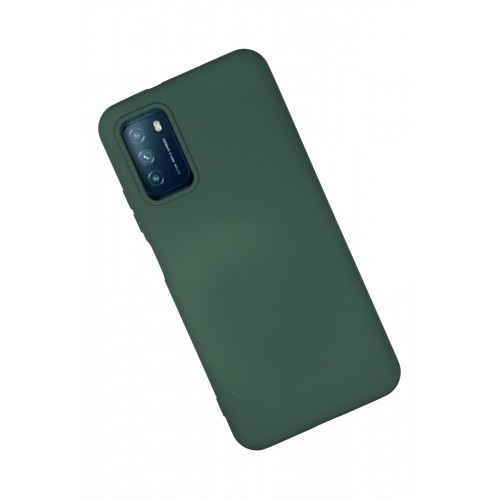 Newface Xiaomi Pocophone M3 Kılıf Nano içi Kadife Silikon - Koyu Yeşil Newface Xiaomi Pocophone M3 Kılıf Nano içi Kadife Silikon - Koyu Yeşil