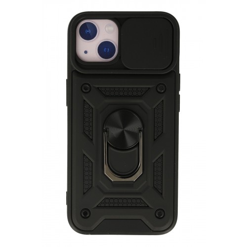 Newface iPhone 13 Kılıf Pars Lens Yüzüklü Silikon - Siyah Newface iPhone 13 Kılıf Pars Lens Yüzüklü Silikon - Siyah