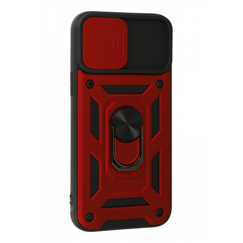 Newface iPhone 13 Pro Max Kılıf Pars Lens Yüzüklü Silikon - Kırmızı Newface iPhone 13 Pro Max Kılıf Pars Lens Yüzüklü Silikon - Kırmızı