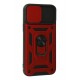 Newface iPhone 13 Pro Max Kılıf Pars Lens Yüzüklü Silikon - Kırmızı Newface iPhone 13 Pro Max Kılıf Pars Lens Yüzüklü Silikon - Kırmızı
