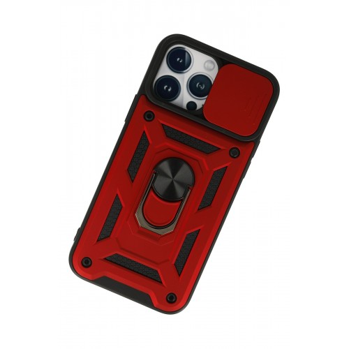 Newface iPhone 13 Pro Max Kılıf Pars Lens Yüzüklü Silikon - Kırmızı Newface iPhone 13 Pro Max Kılıf Pars Lens Yüzüklü Silikon - Kırmızı