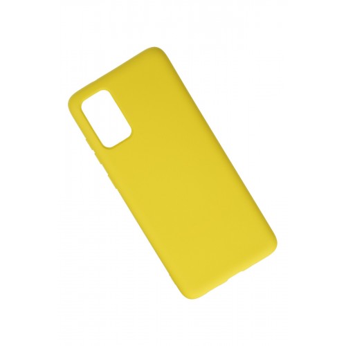 Newface Samsung Galaxy S20 Plus Kılıf Nano içi Kadife Silikon - Sarı Newface Samsung Galaxy S20 Plus Kılıf Nano içi Kadife Silikon - Sarı