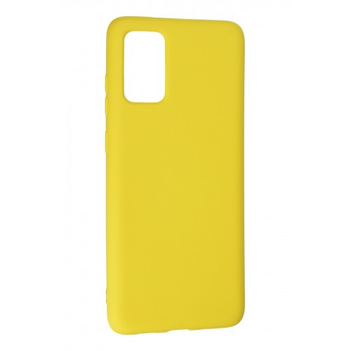 Newface Samsung Galaxy S20 Plus Kılıf Nano içi Kadife Silikon - Sarı Newface Samsung Galaxy S20 Plus Kılıf Nano içi Kadife Silikon - Sarı
