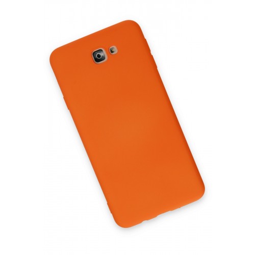 Newface Samsung Galaxy J7 Prime Kılıf Nano içi Kadife Silikon - Turuncu Newface Samsung Galaxy J7 Prime Kılıf Nano içi Kadife Silikon - Turuncu
