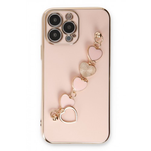 Newface iPhone 13 Pro Max Kılıf Esila Silikon - Pudra Newface iPhone 13 Pro Max Kılıf Esila Silikon - Pudra