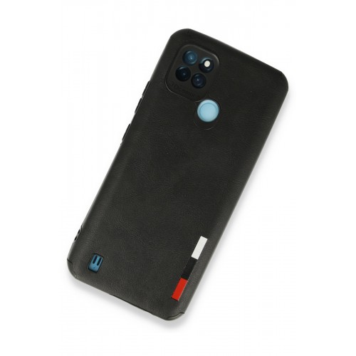 Newface Realme C21Y Kılıf Loop Deri Silikon - Siyah Newface Realme C21Y Kılıf Loop Deri Silikon - Siyah