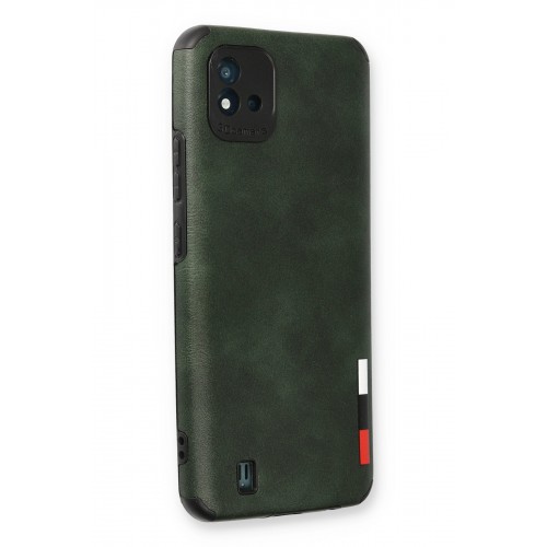 Newface Realme C11 2021 Kılıf Loop Deri Silikon - Yeşil Newface Realme C11 2021 Kılıf Loop Deri Silikon - Yeşil