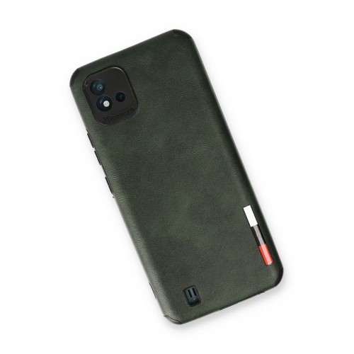 Newface Realme C11 2021 Kılıf Loop Deri Silikon - Yeşil Newface Realme C11 2021 Kılıf Loop Deri Silikon - Yeşil