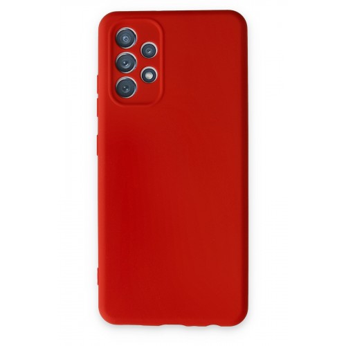 Newface Samsung Galaxy A13 4G Kılıf Nano içi Kadife Silikon - Kırmızı Newface Samsung Galaxy A13 4G Kılıf Nano içi Kadife Silikon - Kırmızı