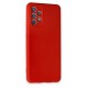Newface Samsung Galaxy A13 4G Kılıf Nano içi Kadife Silikon - Kırmızı Newface Samsung Galaxy A13 4G Kılıf Nano içi Kadife Silikon - Kırmızı