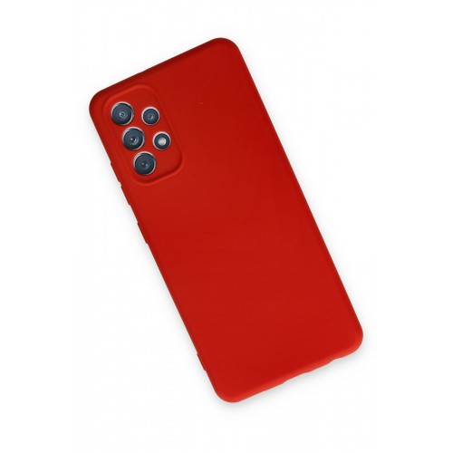 Newface Samsung Galaxy A13 4G Kılıf Nano içi Kadife Silikon - Kırmızı Newface Samsung Galaxy A13 4G Kılıf Nano içi Kadife Silikon - Kırmızı