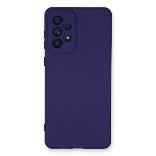 Newface Samsung Galaxy A73 5G Kılıf Nano içi Kadife Silikon - Mor Newface Samsung Galaxy A73 5G Kılıf Nano içi Kadife Silikon - Mor