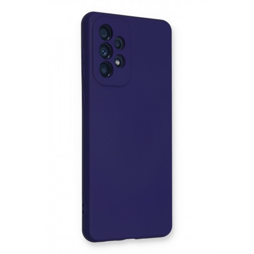 Newface Samsung Galaxy A73 5G Kılıf Nano içi Kadife Silikon - Mor Newface Samsung Galaxy A73 5G Kılıf Nano içi Kadife Silikon - Mor