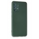 Newface Samsung Galaxy A13 4G Kılıf Nano içi Kadife Silikon - Koyu Yeşil Newface Samsung Galaxy A13 4G Kılıf Nano içi Kadife Silikon - Koyu Yeşil