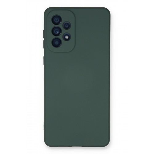 Newface Samsung Galaxy A73 5G Kılıf Nano içi Kadife Silikon - Koyu Yeşil Newface Samsung Galaxy A73 5G Kılıf Nano içi Kadife Silikon - Koyu Yeşil