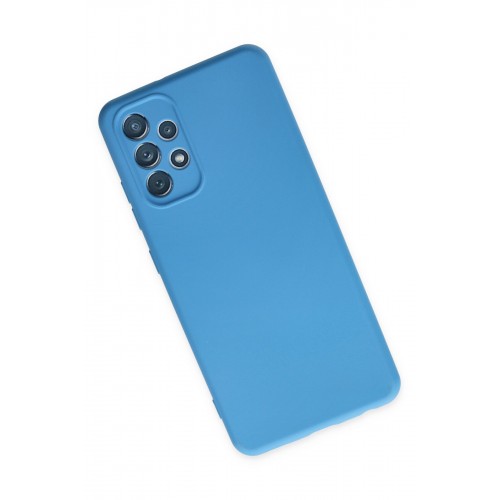 Newface Samsung Galaxy A13 4G Kılıf Nano içi Kadife Silikon - Mavi Newface Samsung Galaxy A13 4G Kılıf Nano içi Kadife Silikon - Mavi