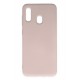 Newface Samsung Galaxy A20 Kılıf Nano içi Kadife Silikon - Pudra Newface Samsung Galaxy A20 Kılıf Nano içi Kadife Silikon - Pudra