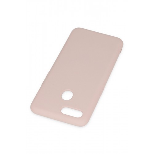 Newface Oppo A12 Kılıf Nano içi Kadife Silikon - Pudra Newface Oppo A12 Kılıf Nano içi Kadife Silikon - Pudra