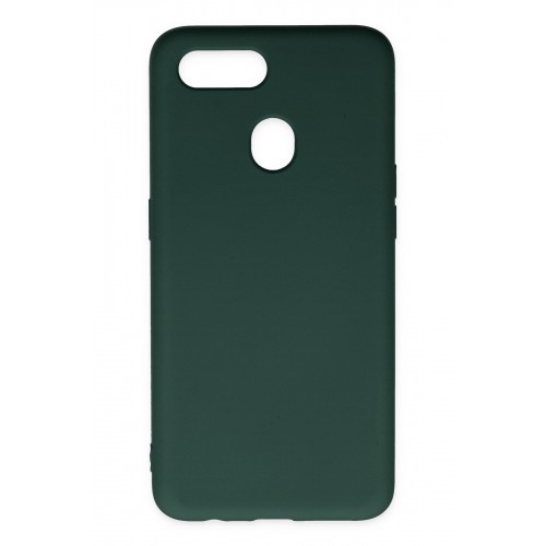Newface Oppo A12 Kılıf Nano içi Kadife Silikon - Koyu Yeşil Newface Oppo A12 Kılıf Nano içi Kadife Silikon - Koyu Yeşil