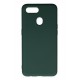 Newface Oppo A12 Kılıf Nano içi Kadife Silikon - Koyu Yeşil Newface Oppo A12 Kılıf Nano içi Kadife Silikon - Koyu Yeşil