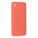 Newface Xiaomi Redmi 9A Kılıf Nano içi Kadife Silikon - Turuncu Newface Xiaomi Redmi 9A Kılıf Nano içi Kadife Silikon - Turuncu