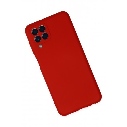 Newface Samsung Galaxy M33 Kılıf Nano içi Kadife Silikon - Kırmızı Newface Samsung Galaxy M33 Kılıf Nano içi Kadife Silikon - Kırmızı