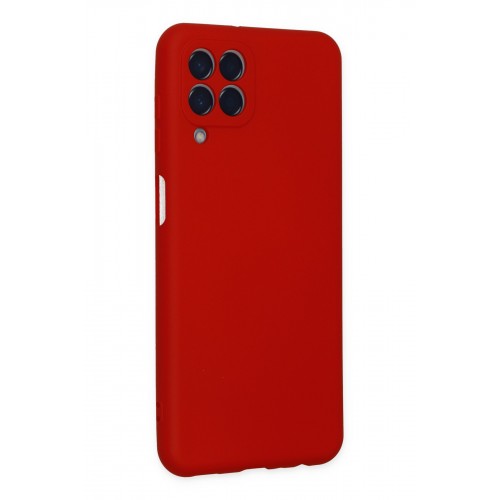Newface Samsung Galaxy M33 Kılıf Nano içi Kadife Silikon - Kırmızı Newface Samsung Galaxy M33 Kılıf Nano içi Kadife Silikon - Kırmızı