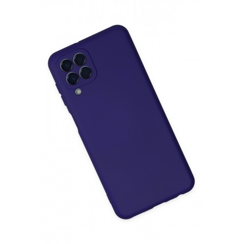 Newface Samsung Galaxy M33 Kılıf Nano içi Kadife Silikon - Mor Newface Samsung Galaxy M33 Kılıf Nano içi Kadife Silikon - Mor
