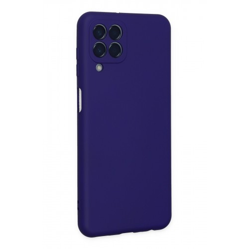 Newface Samsung Galaxy M33 Kılıf Nano içi Kadife Silikon - Mor Newface Samsung Galaxy M33 Kılıf Nano içi Kadife Silikon - Mor