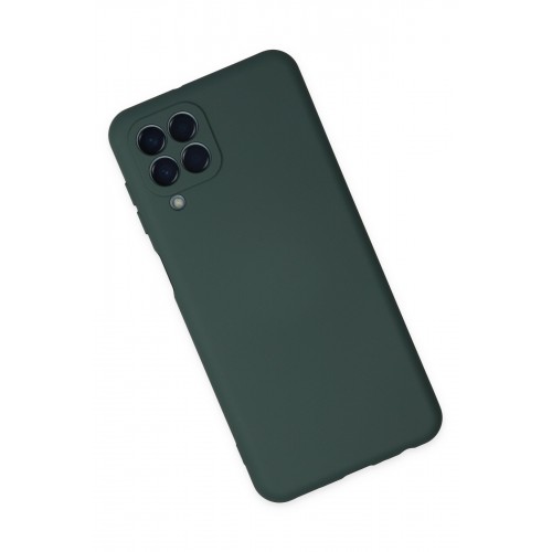 Newface Samsung Galaxy M33 Kılıf Nano içi Kadife Silikon - Koyu Yeşil Newface Samsung Galaxy M33 Kılıf Nano içi Kadife Silikon - Koyu Yeşil