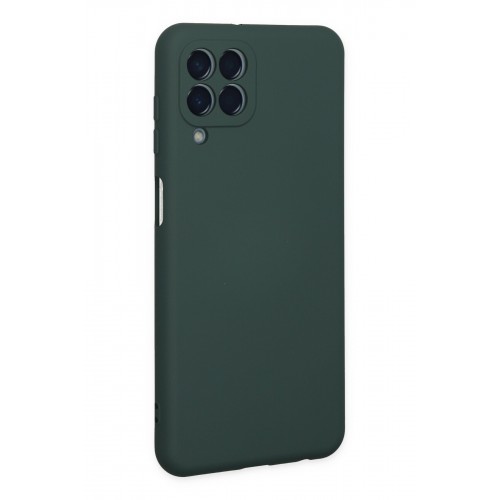 Newface Samsung Galaxy M33 Kılıf Nano içi Kadife Silikon - Koyu Yeşil Newface Samsung Galaxy M33 Kılıf Nano içi Kadife Silikon - Koyu Yeşil