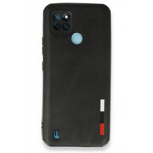 Newface Realme C25Y Kılıf Loop Deri Silikon - Siyah Newface Realme C25Y Kılıf Loop Deri Silikon - Siyah