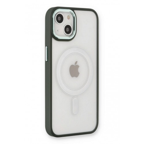 Newface iPhone 13 Kılıf Room Magneticsafe Silikon - Köknar Yeşili Newface iPhone 13 Kılıf Room Magneticsafe Silikon - Köknar Yeşili