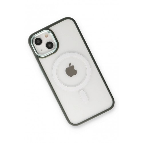 Newface iPhone 13 Kılıf Room Magneticsafe Silikon - Köknar Yeşili Newface iPhone 13 Kılıf Room Magneticsafe Silikon - Köknar Yeşili