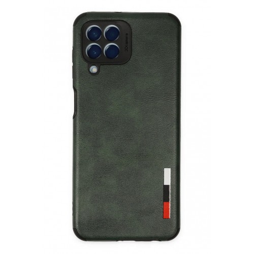Newface Samsung Galaxy M33 Kılıf Loop Deri Silikon - Yeşil Newface Samsung Galaxy M33 Kılıf Loop Deri Silikon - Yeşil