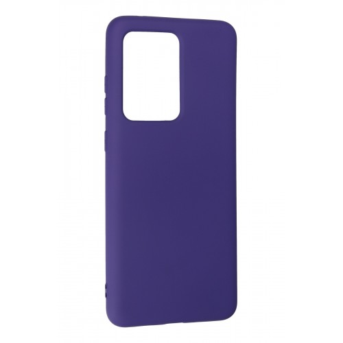 Newface Samsung Galaxy S20 Ultra Kılıf Nano içi Kadife Silikon - Mor Newface Samsung Galaxy S20 Ultra Kılıf Nano içi Kadife Silikon - Mor