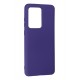 Newface Samsung Galaxy S20 Ultra Kılıf Nano içi Kadife Silikon - Mor Newface Samsung Galaxy S20 Ultra Kılıf Nano içi Kadife Silikon - Mor