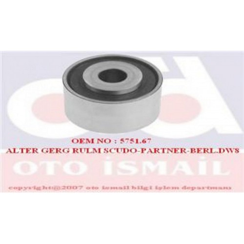 ALTERNATÖR GERGİ RULMANI P206-306 98-01 -PARTNER-BERLINGO-EXPERT-JUMPY-XSARA 98- 1.9D DW8 ALTERNATÖR GERGİ RULMANI P206-306 98-01 -PARTNER-BERLINGO-EXPERT-JUMPY-XSARA 98- 1.9D DW8