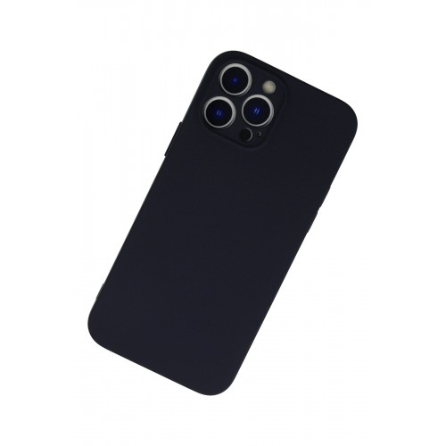 Newface iPhone 13 Pro Kılıf Nano içi Kadife Silikon - Koyu Gri Newface iPhone 13 Pro Kılıf Nano içi Kadife Silikon - Koyu Gri
