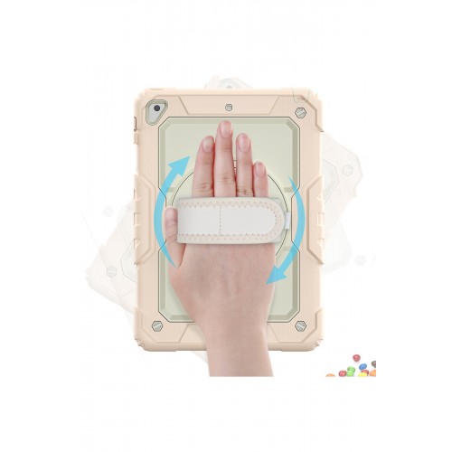 Newface iPad 5 Air 9.7 Kılıf Strap New Tablet Kapak - Pembe Newface iPad 5 Air 9.7 Kılıf Strap New Tablet Kapak - Pembe