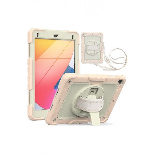 Newface iPad 9.7 (2018) Kılıf Strap New Tablet Kapak - Pembe Newface iPad 9.7 (2018) Kılıf Strap New Tablet Kapak - Pembe