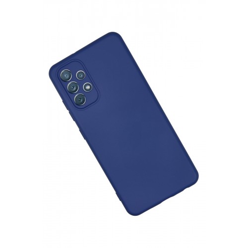 Newface Samsung Galaxy A32 Kılıf Nano içi Kadife Silikon - Koyu Mavi Newface Samsung Galaxy A32 Kılıf Nano içi Kadife Silikon - Koyu Mavi