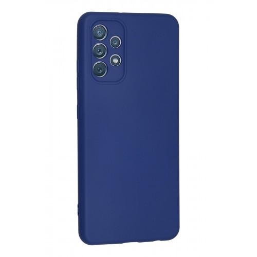 Newface Samsung Galaxy A32 Kılıf Nano içi Kadife Silikon - Koyu Mavi Newface Samsung Galaxy A32 Kılıf Nano içi Kadife Silikon - Koyu Mavi