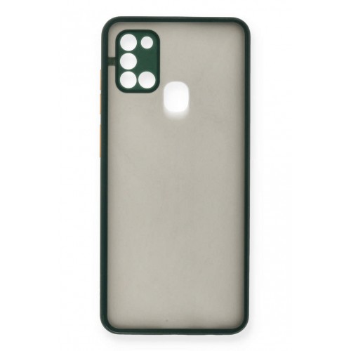 Newface Samsung Galaxy A21S Kılıf Montreal Silikon Kapak - Yeşil Newface Samsung Galaxy A21S Kılıf Montreal Silikon Kapak - Yeşil