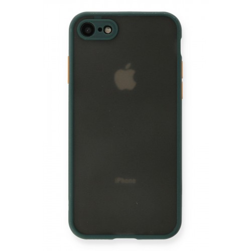 Newface iPhone SE 2020 Kılıf Montreal Silikon Kapak - Yeşil Newface iPhone SE 2020 Kılıf Montreal Silikon Kapak - Yeşil